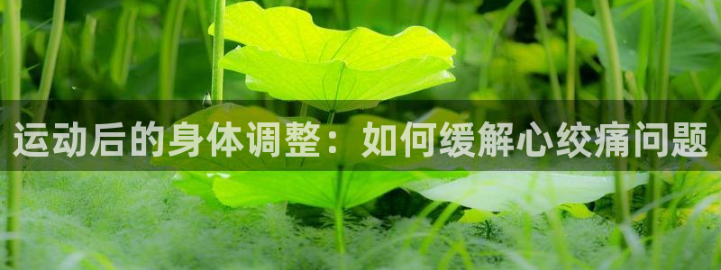 皇冠678体育：运动后的身体调整：如何缓解心绞痛问题